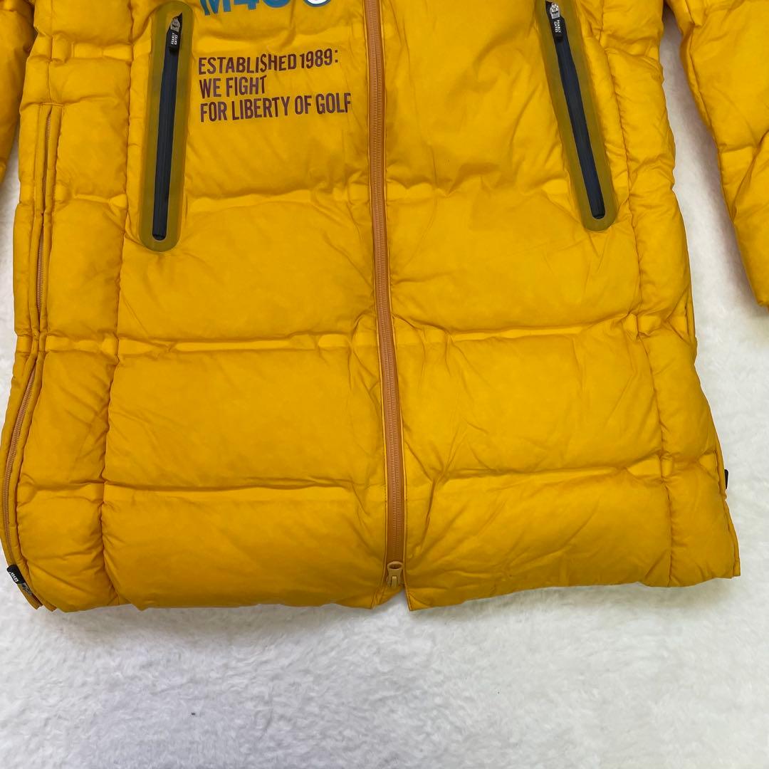 極美品　PEARLY GATES イエローダウンジャケット ダウンコート