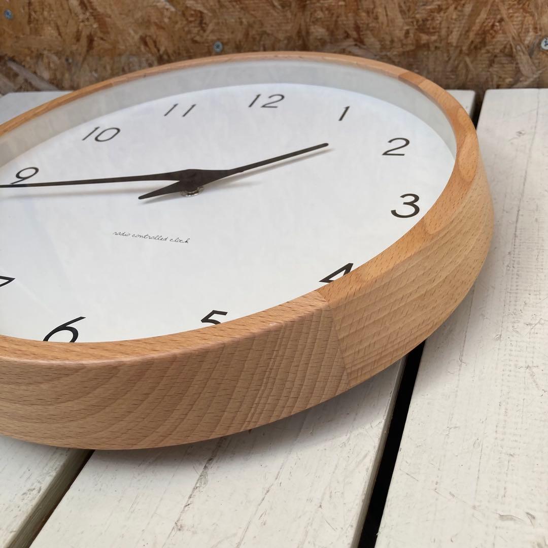 0552 Lemnos 電波時計　掛時計　Campagne　カンパーニュ　美品