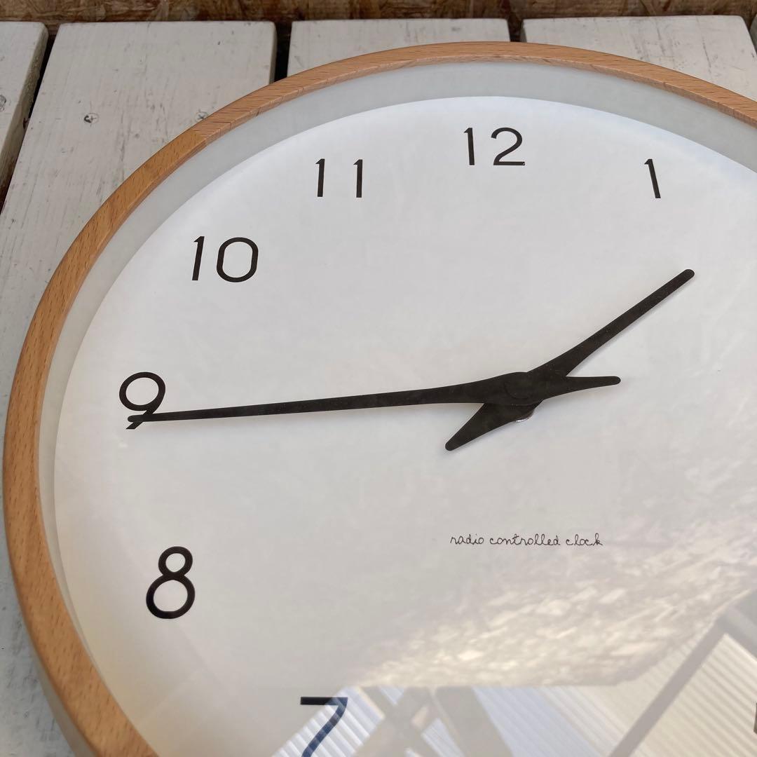 0552 Lemnos 電波時計　掛時計　Campagne　カンパーニュ　美品