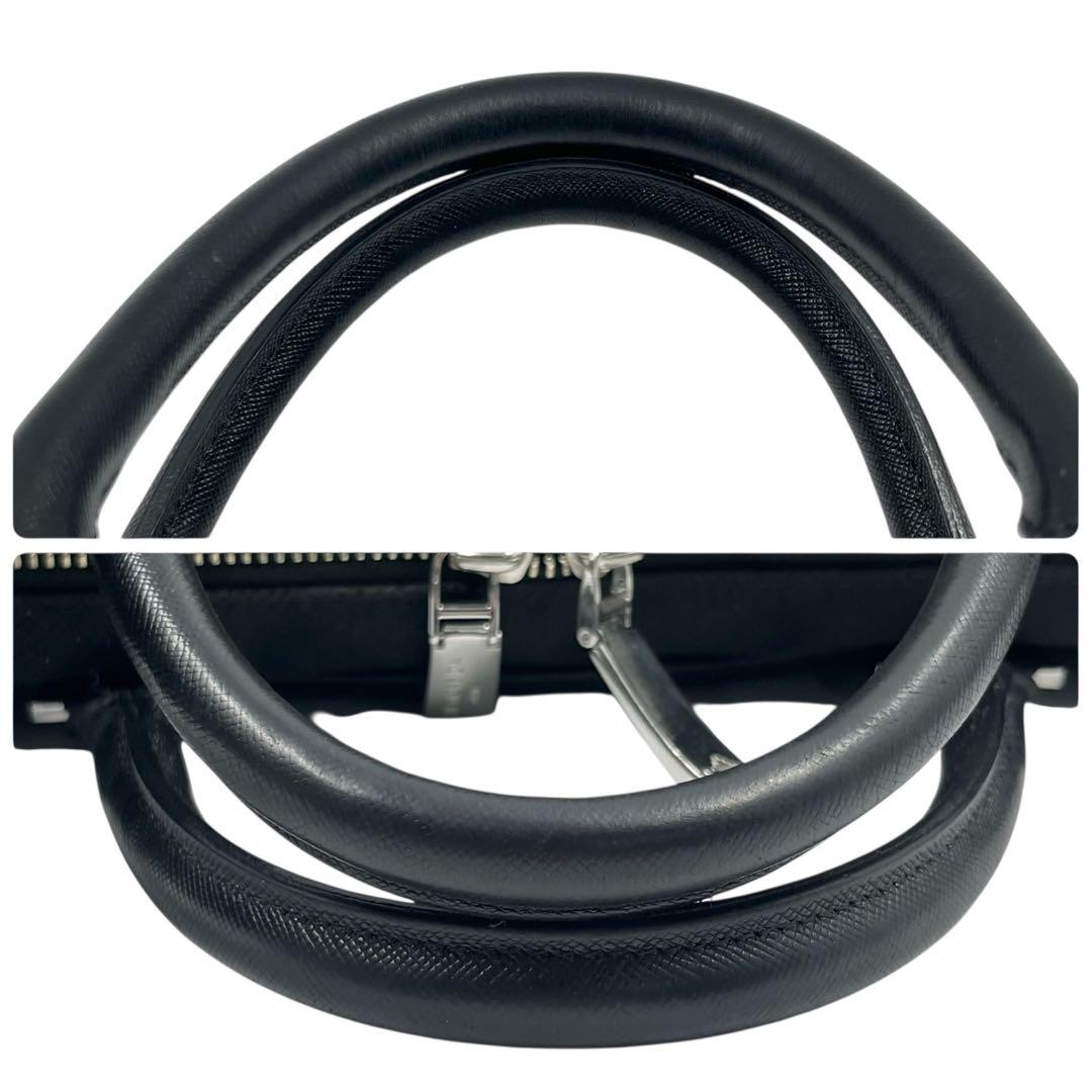 美品 ペッレモルビダ キャタピーノ ブリーフケース 2way ブラック レザー