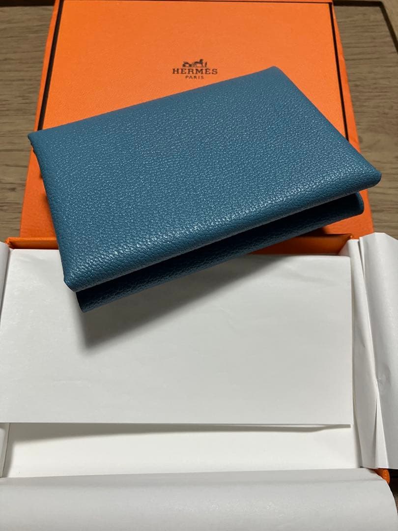 新春値下げ‼️【新品未使用】HERMES カルヴィデュオ 刻印K ブルージーン