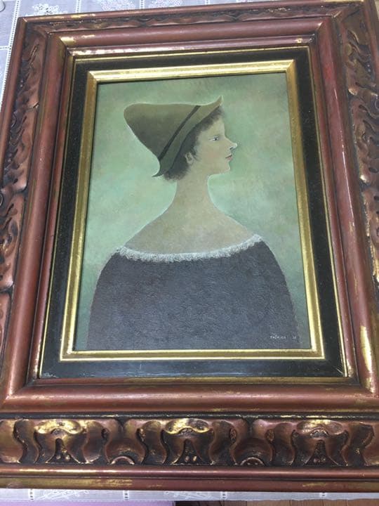 松井敏郎画伯　油絵４号