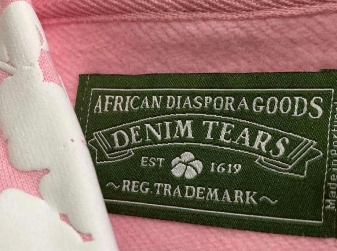 デニムティアーズセットアップ　ピンク