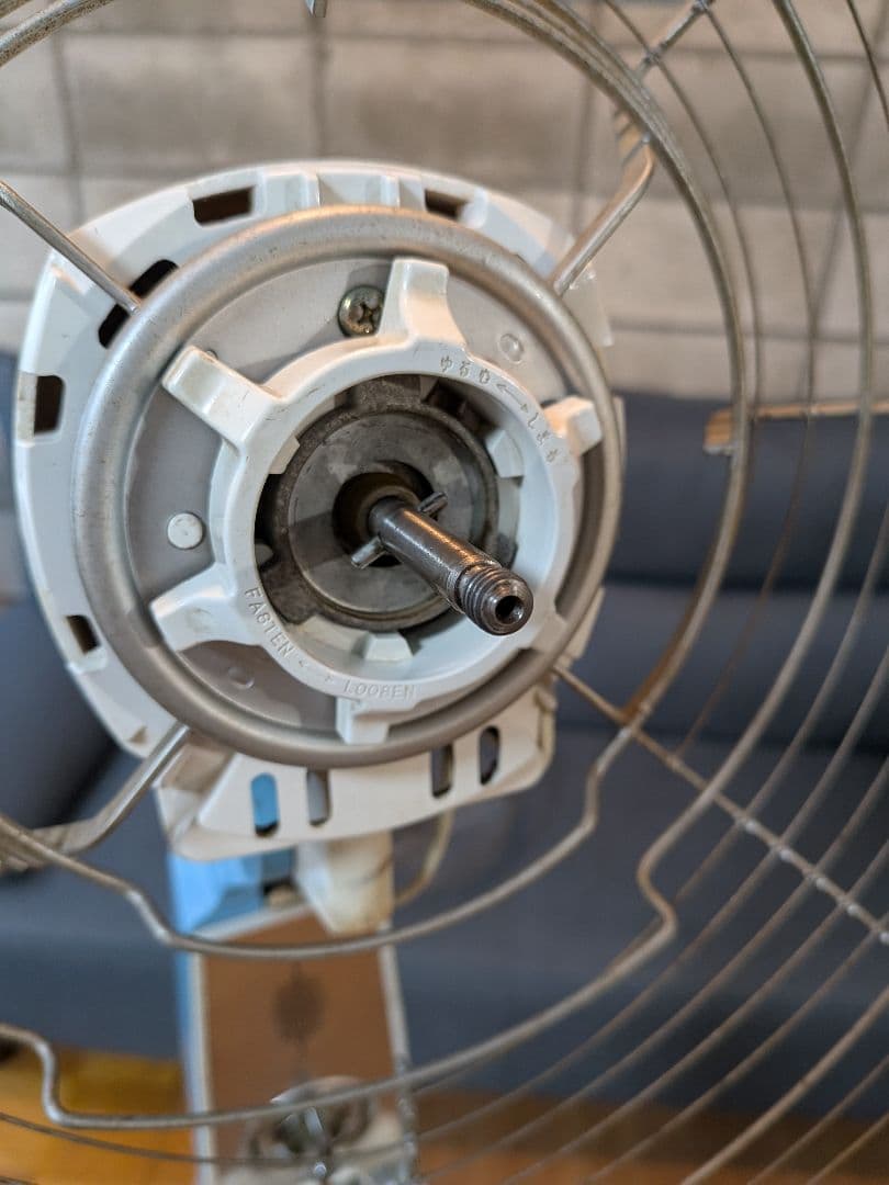 P594 日立 名機 レトロ扇風機 S-858型 希少 稼働品 昭和レトロ