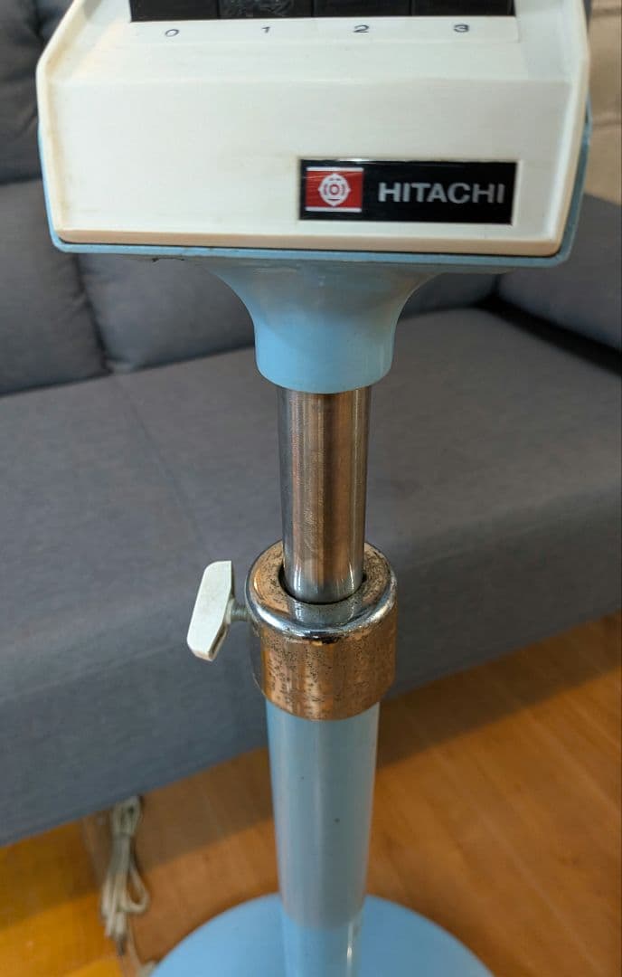 P594 日立 名機 レトロ扇風機 S-858型 希少 稼働品 昭和レトロ 昭和レトロ