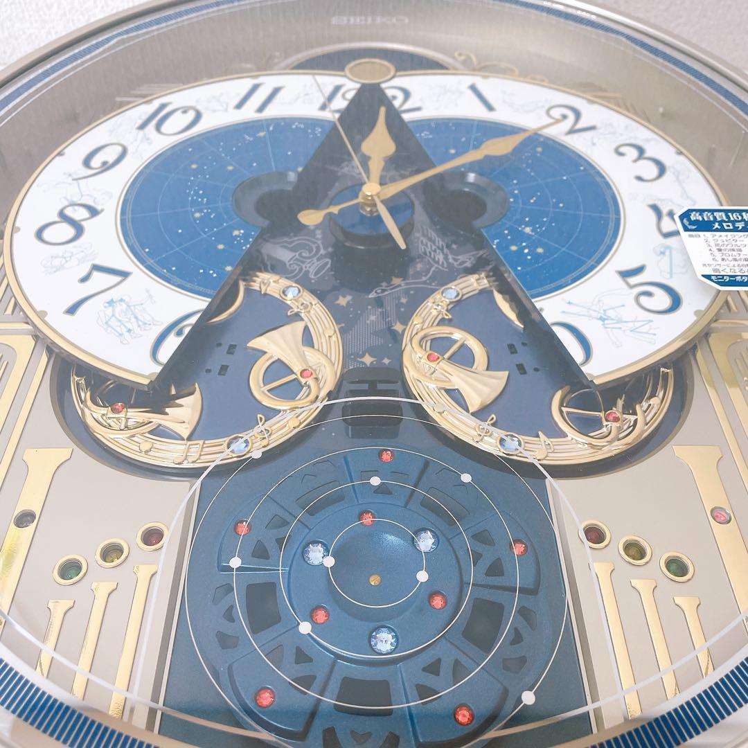 SEIKO からくり時計 12星座 RE582G 動確済み ウエーブシンフォニー