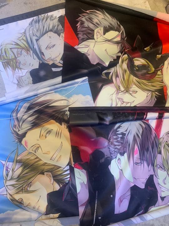 ラッキードッグ1+bad egg バクシーX黒ジャンタペストリー販売