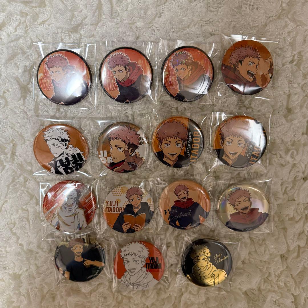 呪術廻戦 缶バッジ まとめ売り 虎杖悠仁