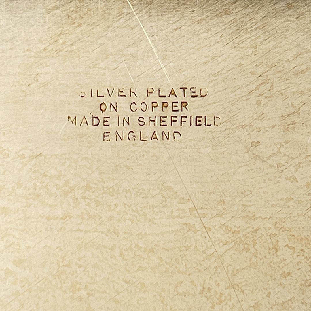 英国】 ギャラリートレー サークル型 25cm クロウフット