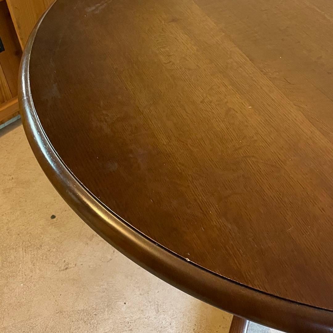 【直接引渡し】 飛騨産業 キツツキ 木製ラウンドテーブル