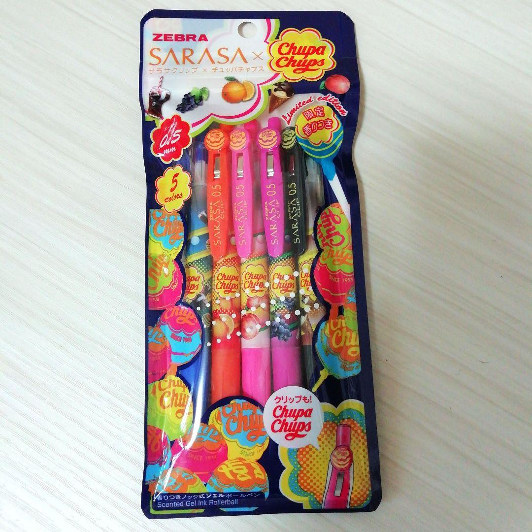 ゼブラ サラサクリップ× チュッパチャプス 5色セット ボールペン