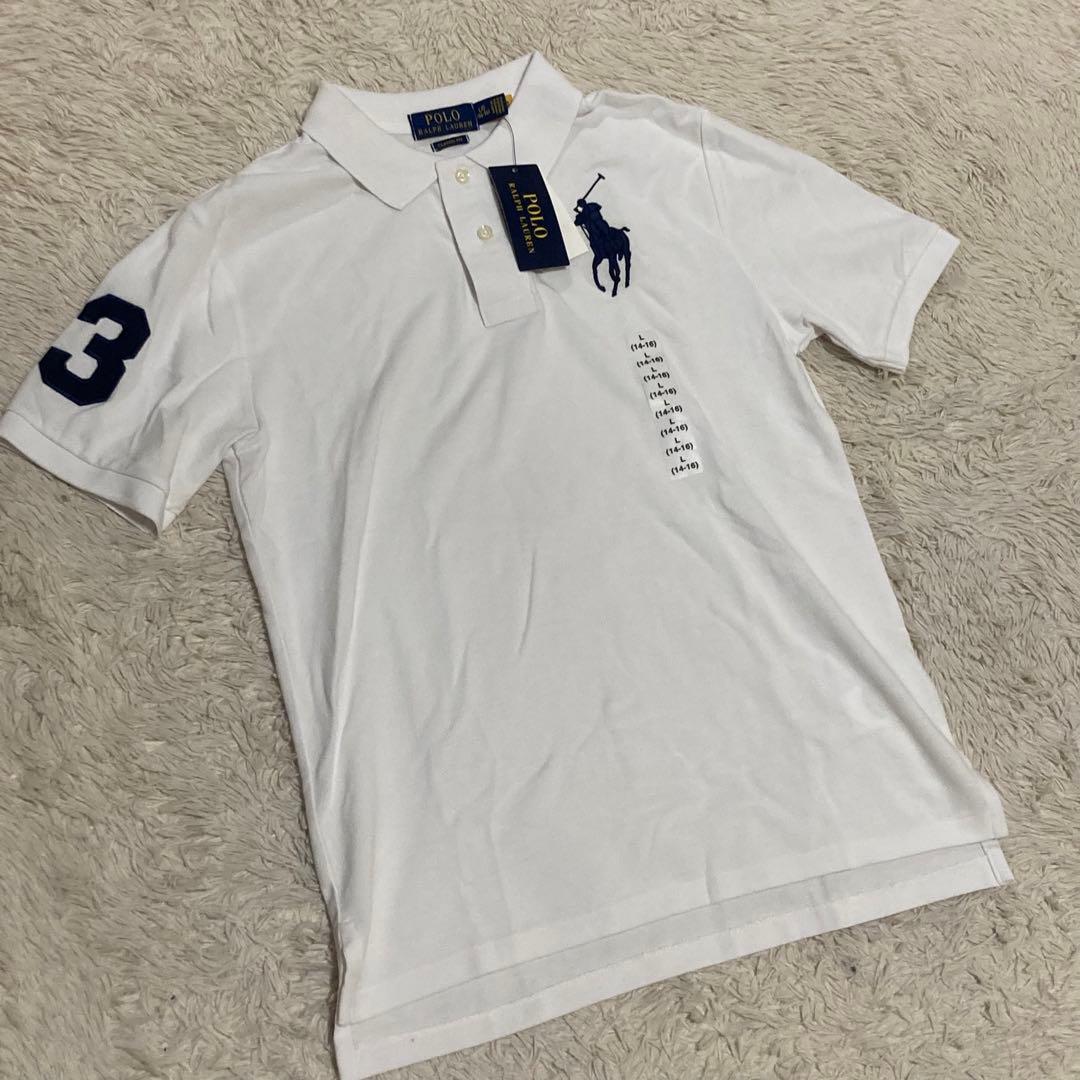 POLO RALPH LAUREN【新品】現行品 ポロシャツ ポニー刺繍 白