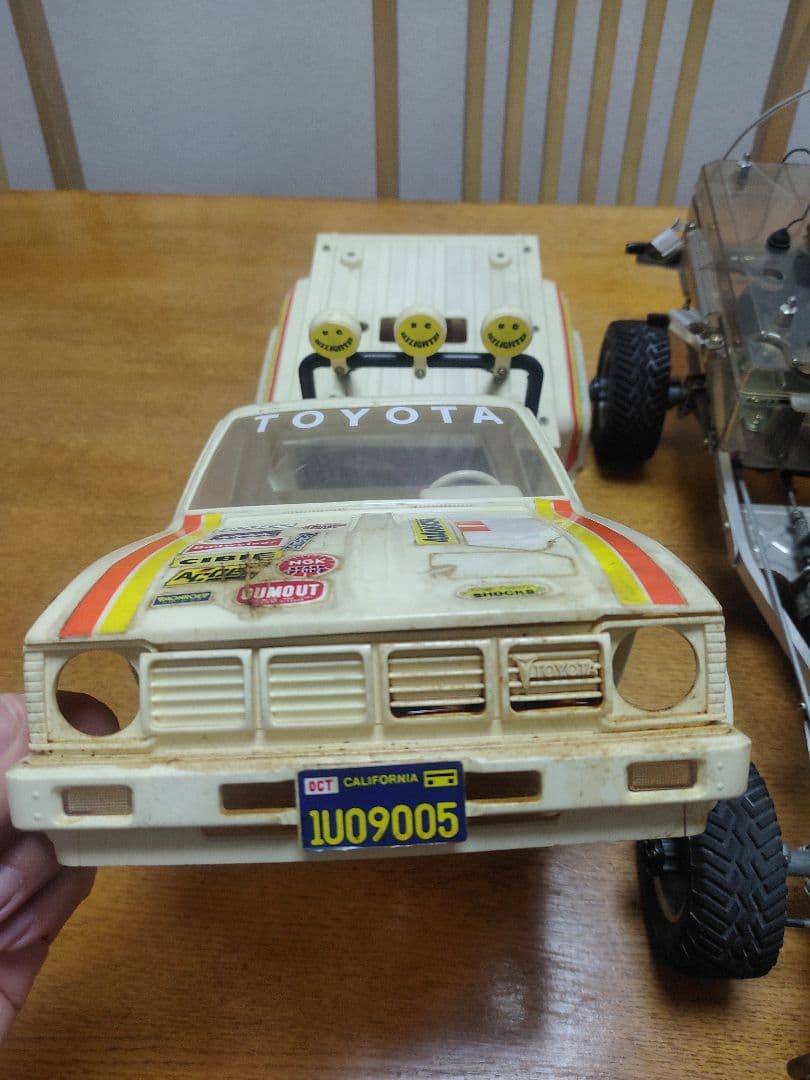80年代◇タミヤ初代トヨタハイラックス 四駆ラジコン◇1/10スケール