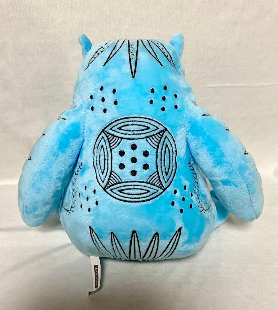 ルーブル美術館　カバ　ぬいぐるみ　古代エジプト　ブルー