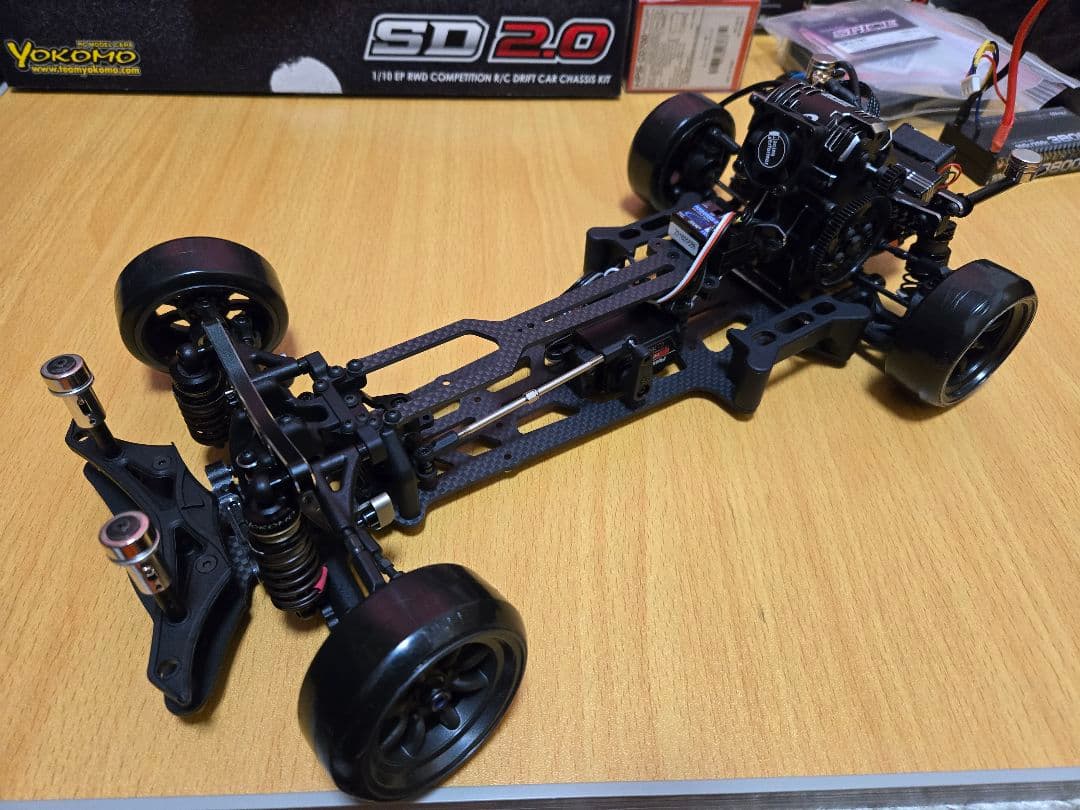 たけやんさん占用 Yokomo SD2.0 黒 1/10 RCカー　メカ付き