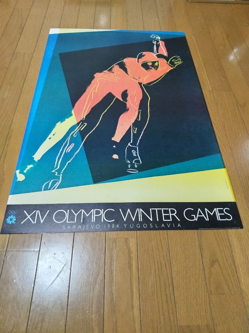 アンディ・ウォーホル アートポスター 1984 冬季オリンピック ポスター Vintage Andy Warhol 