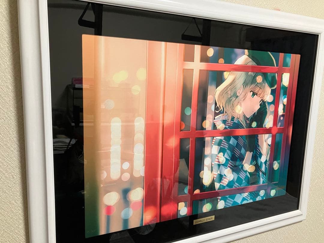 【ゆーっち】Hiten 版画 「LONELY TOWN」