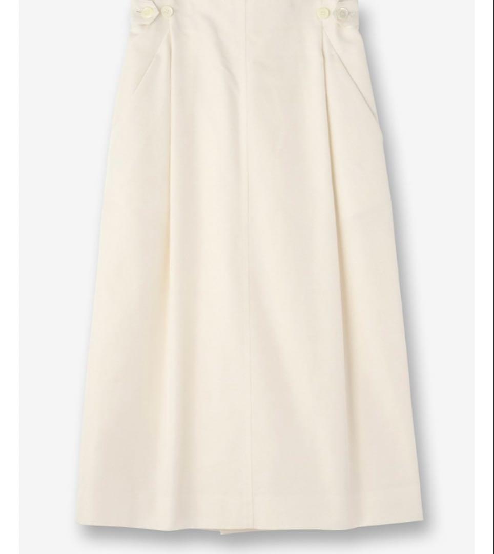 【新品未着用/36/2024AW/現行販売品】シクラス　白タイトスカート