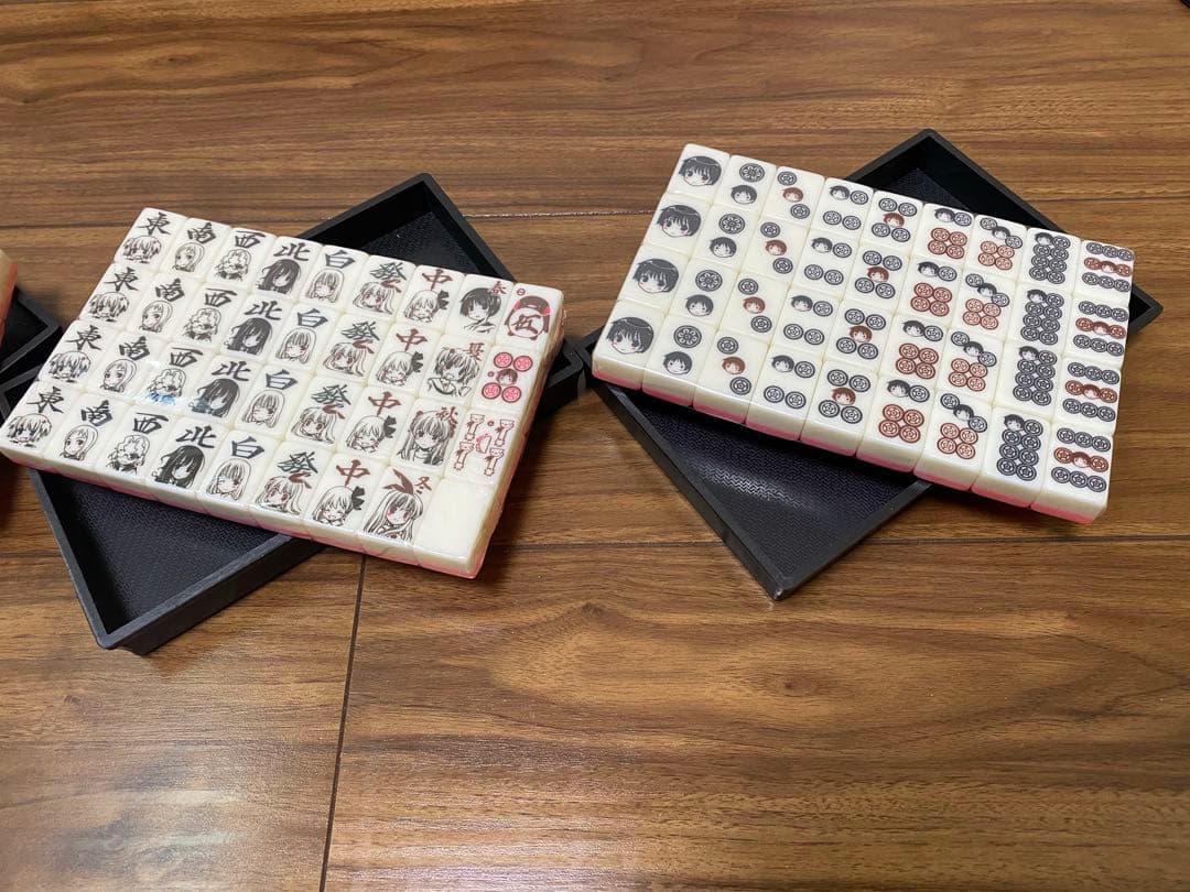 咲　Saki 麻雀セット　咲の豪運牌付き