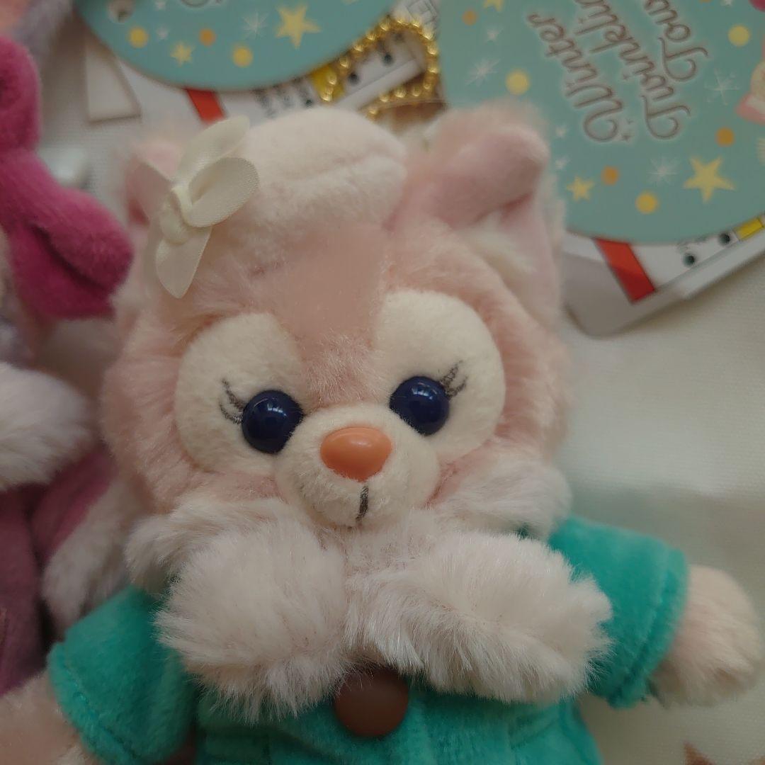 新品ダッフィー & フレンズ ウィンタートゥインクリングタウンぬいぐるみバッチ