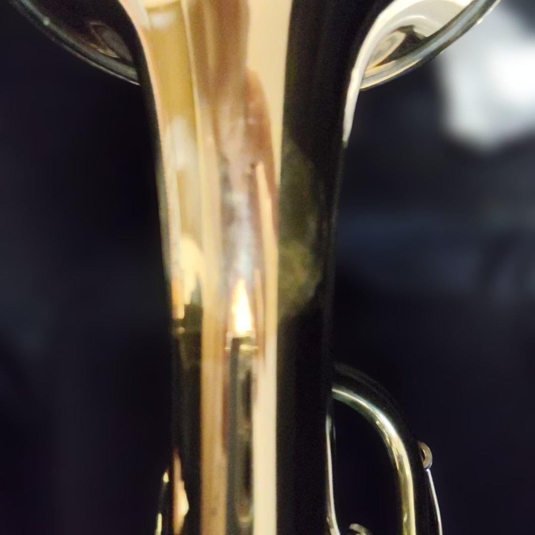 B管ロータリートランペット オクターブキー／トリガー付　※ブランドロゴ削り済