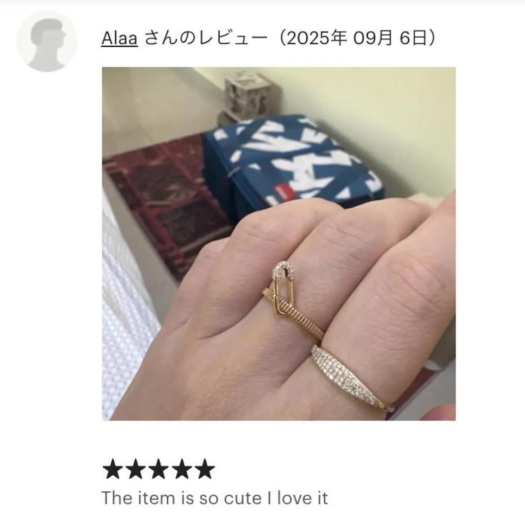 K18YG WG PG ブローチ 安全ピン チャーム留め ピアス 繋ぎ 18K K18YG