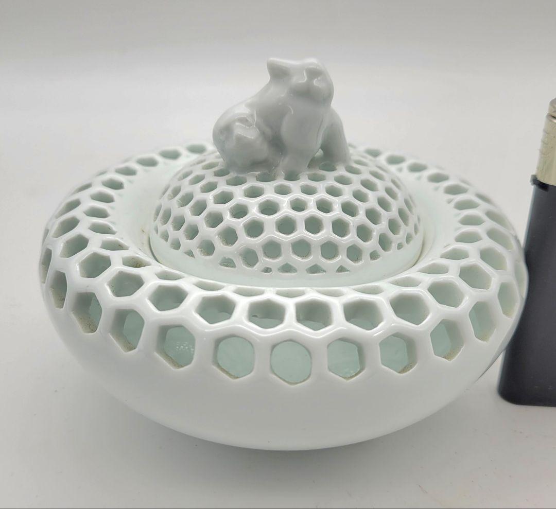 平戸 三川内焼 白磁香炉｜平戸 三川内焼 白磁香炉