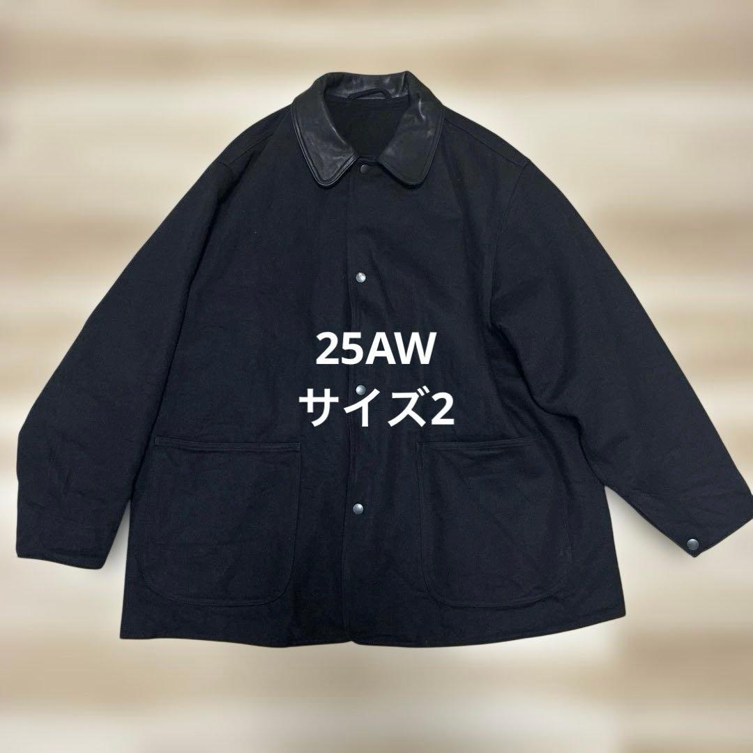 COMOLI 25AW デニムレザーワークジャケット