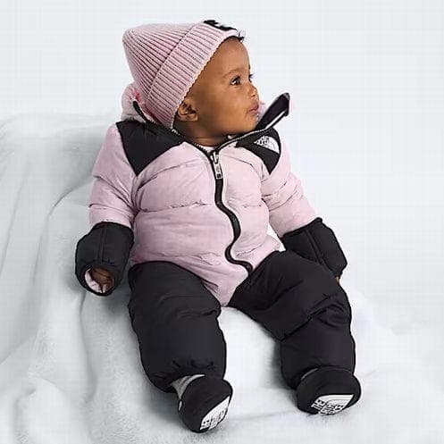 ザ ノースフェイス ベビー ヌプシワンピース ダウンジャケット 90cm ピンク