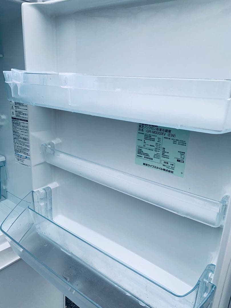 送料設置無料 TOSHIBA ノンフロン冷凍冷蔵庫 GR-M33SXV 送料設置無料