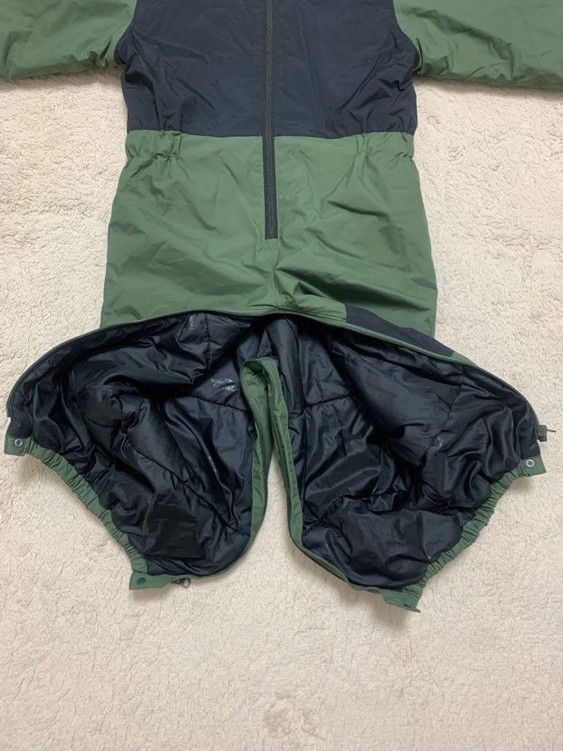 THE NORTH FACE スノーウェア 90cm カーキ ジャンプスーツ