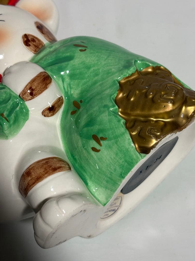 激レア 昭和レトロ 招き猫 まねきねこ 貯金箱 加藤工芸 サンタ