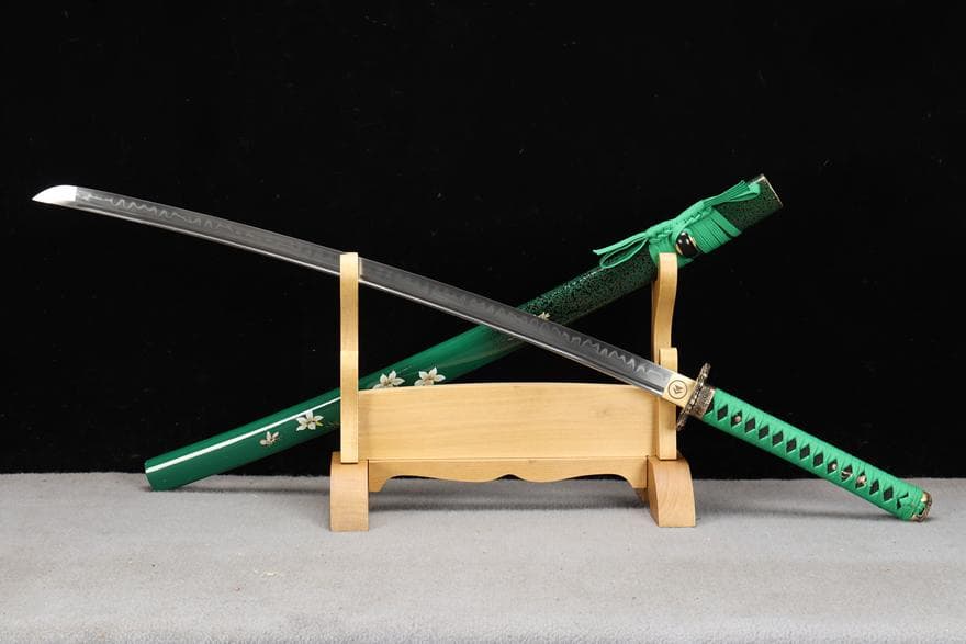 精品銅装T 10焼刃『万花』 日本刀 模造刀 居合刀 斬馬刀 龍泉剣