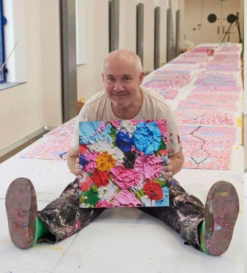 【Fruitful small】ダミアン ハースト ラミネート アルミパネル