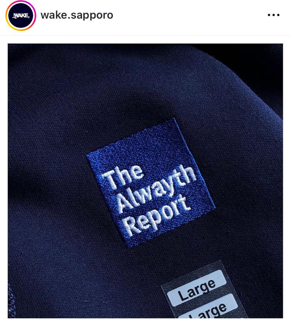 【レア】wake sapporo × alwayth セットアップ販売 Lサイズ