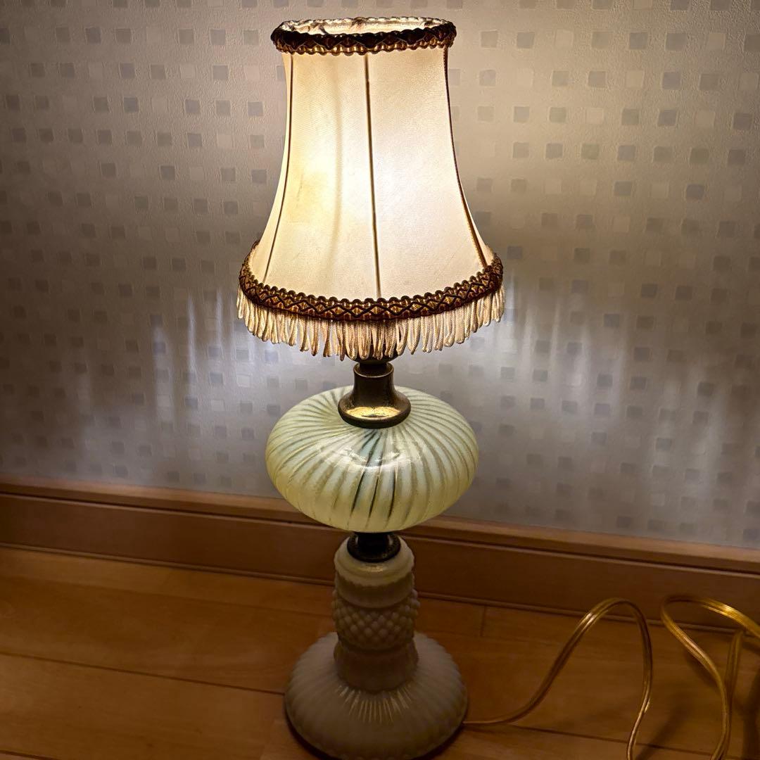 美品☆フェントン、ヴァセリンガラス、イエローオパールセント、ベース