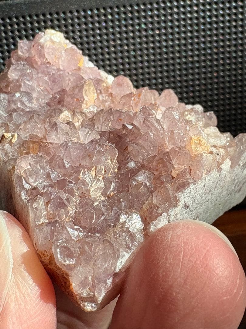 化石・鉱物コレクション アラカム鉱山産 アメジスト クラスター プラス