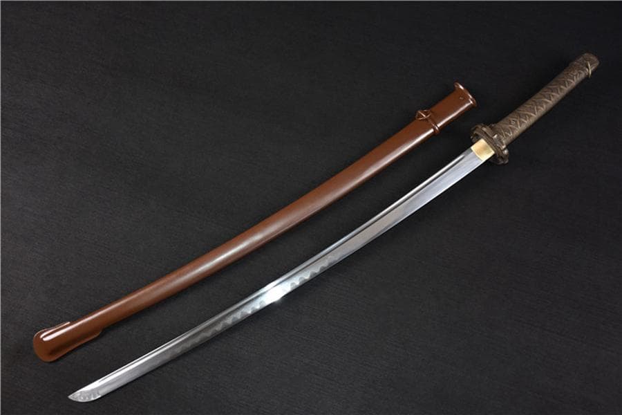 銅柄95軍刀 日本刀 模造刀 居合刀 武士道 武蔵 鑑賞用 手鍛造打