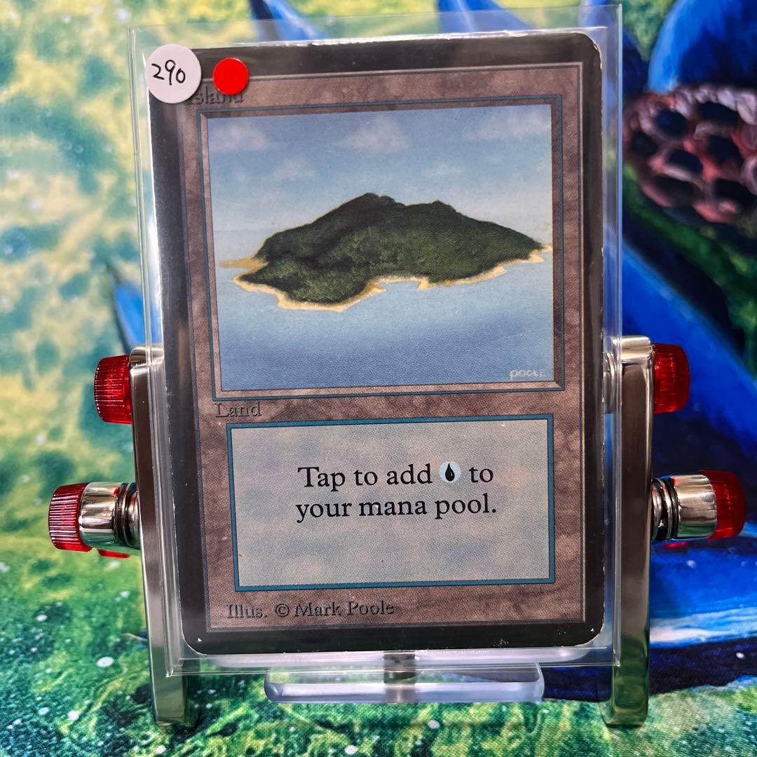 290《島/Island》A MTG α [LEA] 基本土地 アルファ
