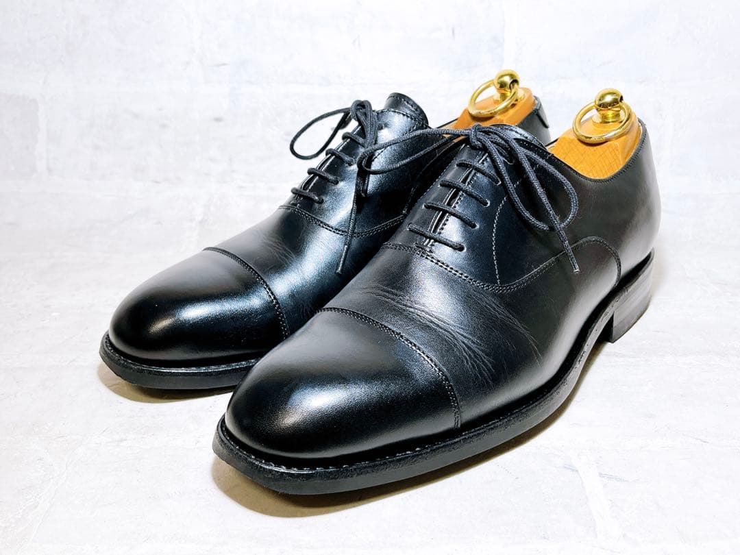 【極美品】Berwick ストレートチップ ビジネスシューズ 本革 UK6.5