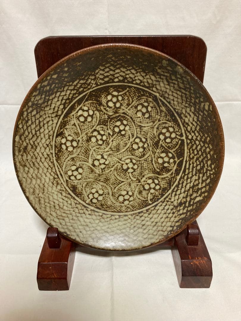 島岡達三 人間国宝 象嵌皿 益子焼 民藝 濱田庄司の弟子