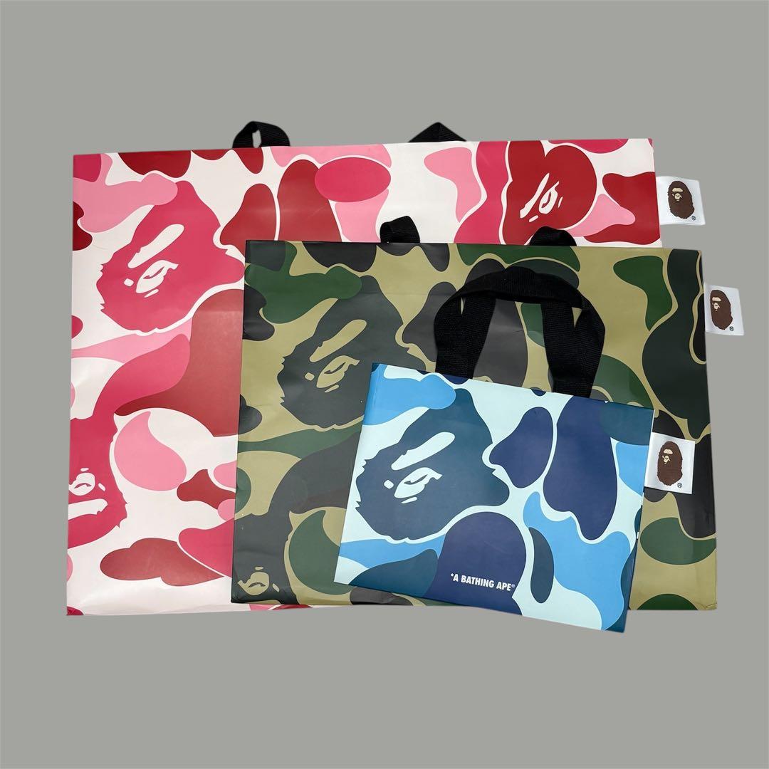 A BATHING APE ショップ袋 ショッパー 迷彩 - メルカリ