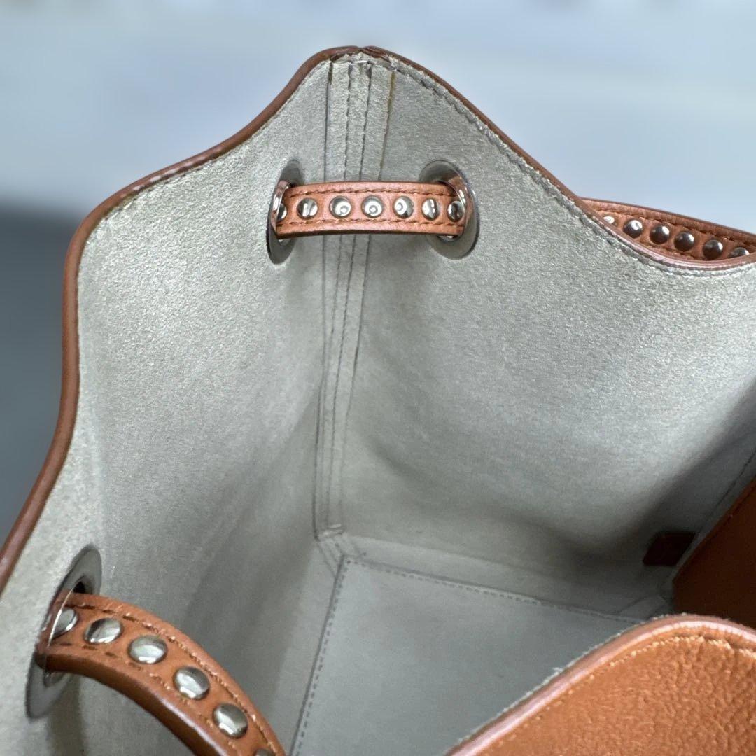 j&m davidson　2×4 　バケットバッグ　ショルダーバッグ　キャメル