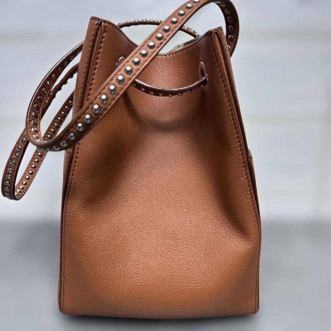 j&m davidson　2×4 　バケットバッグ　ショルダーバッグ　キャメル