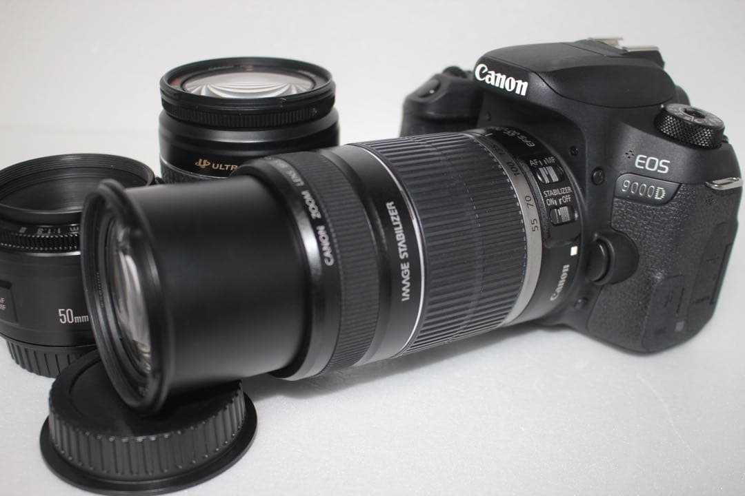 キャノン/Canon EOS 9000D/標準&望遠&単焦点トリプルレンズセット