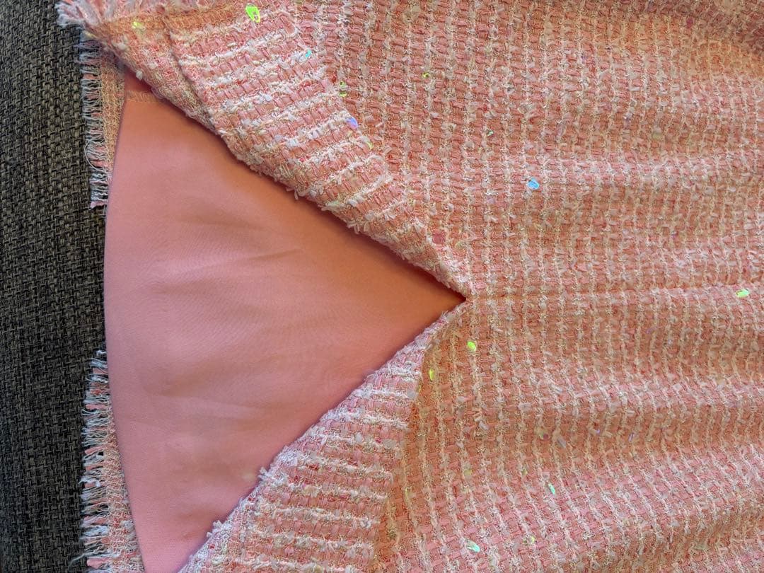 ま*り様 【美品】【ESCADA 】ツィードスカート　膝丈　Ｍ