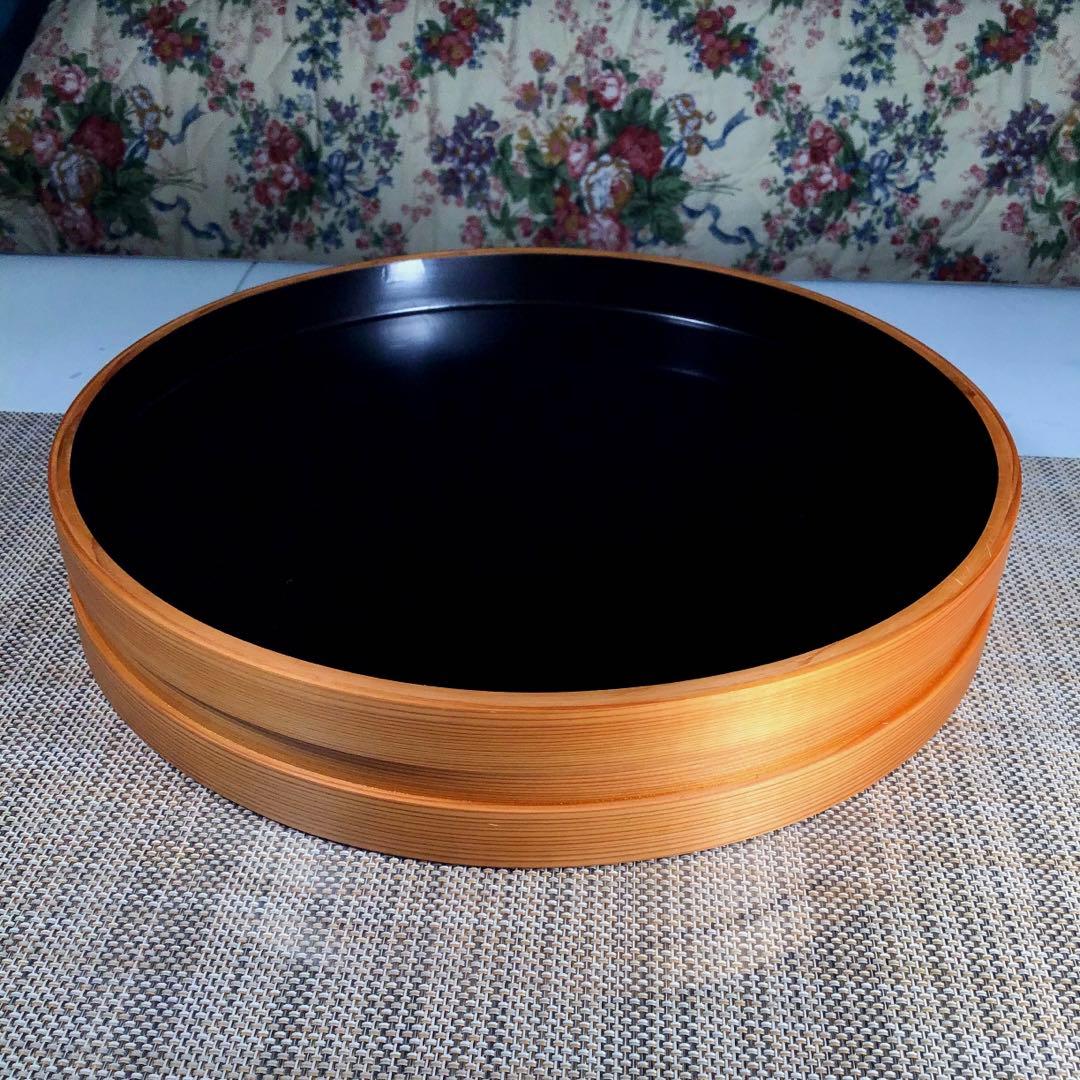 大館曲わっぱ　お盆　特大サイズ　秋田杉