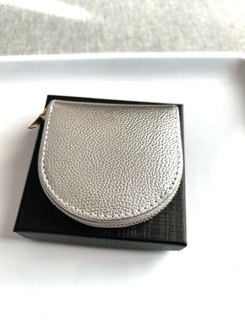 皇居財布　ケース　シルバー