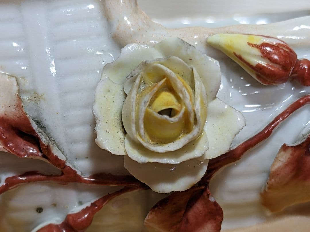 ♦明治時代 アールヌーボー 西洋アンティーク 陶磁器人形 宝石箱 骨董品