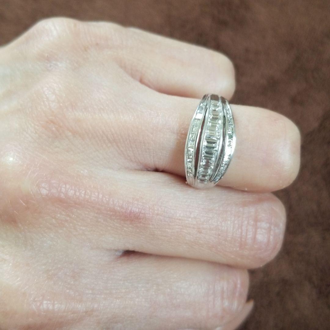 ちゃとらん❣️ダイヤリング１カラット プラチナ９００